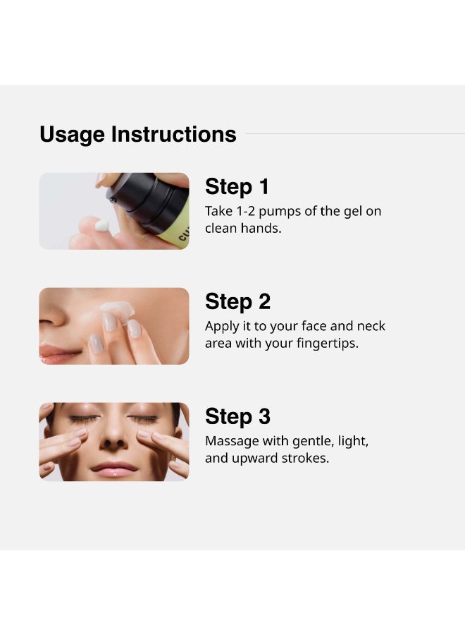 Cureskin Sebum Control Hydra Gel: Hydration & Shine Control for Oily Skin with Aquaxyl, Farnesol, Probiotics Lysate (17 g) - Image 5